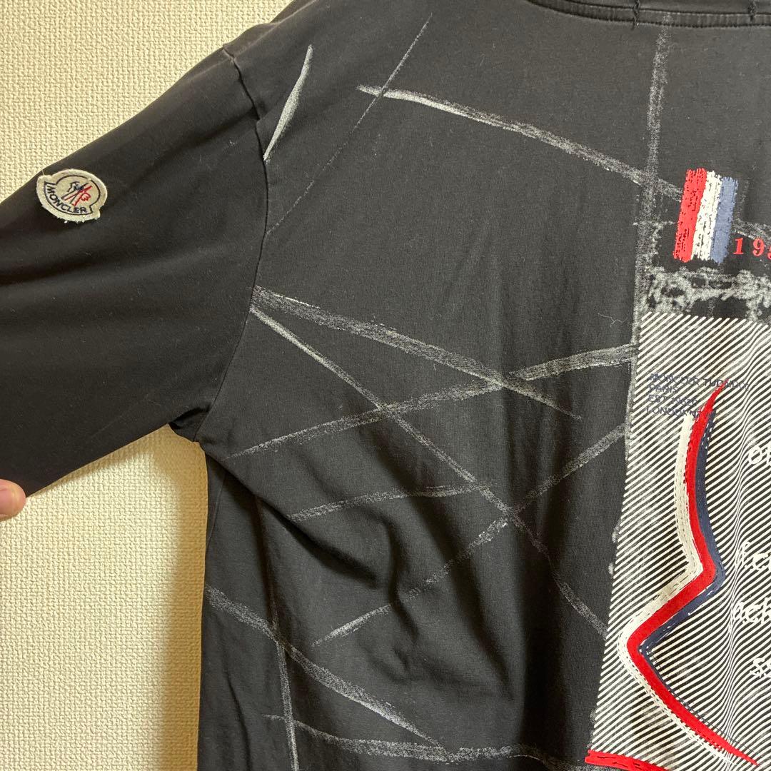 MONCLER モンクレール 長袖 ロンT ワッペン 黒 L 即発送可能