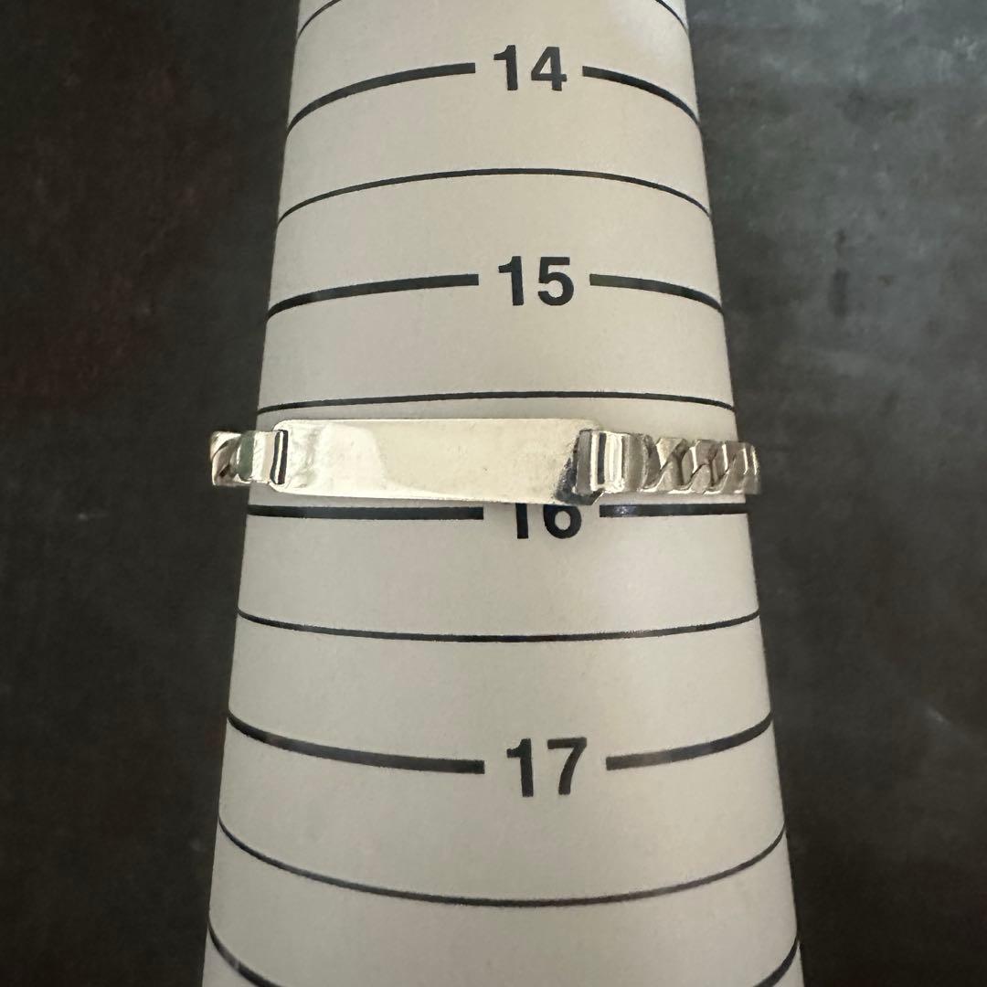 希少　ヴィンテージ　イタリア　シルバー　925 ブレスレット　ID アンティーク