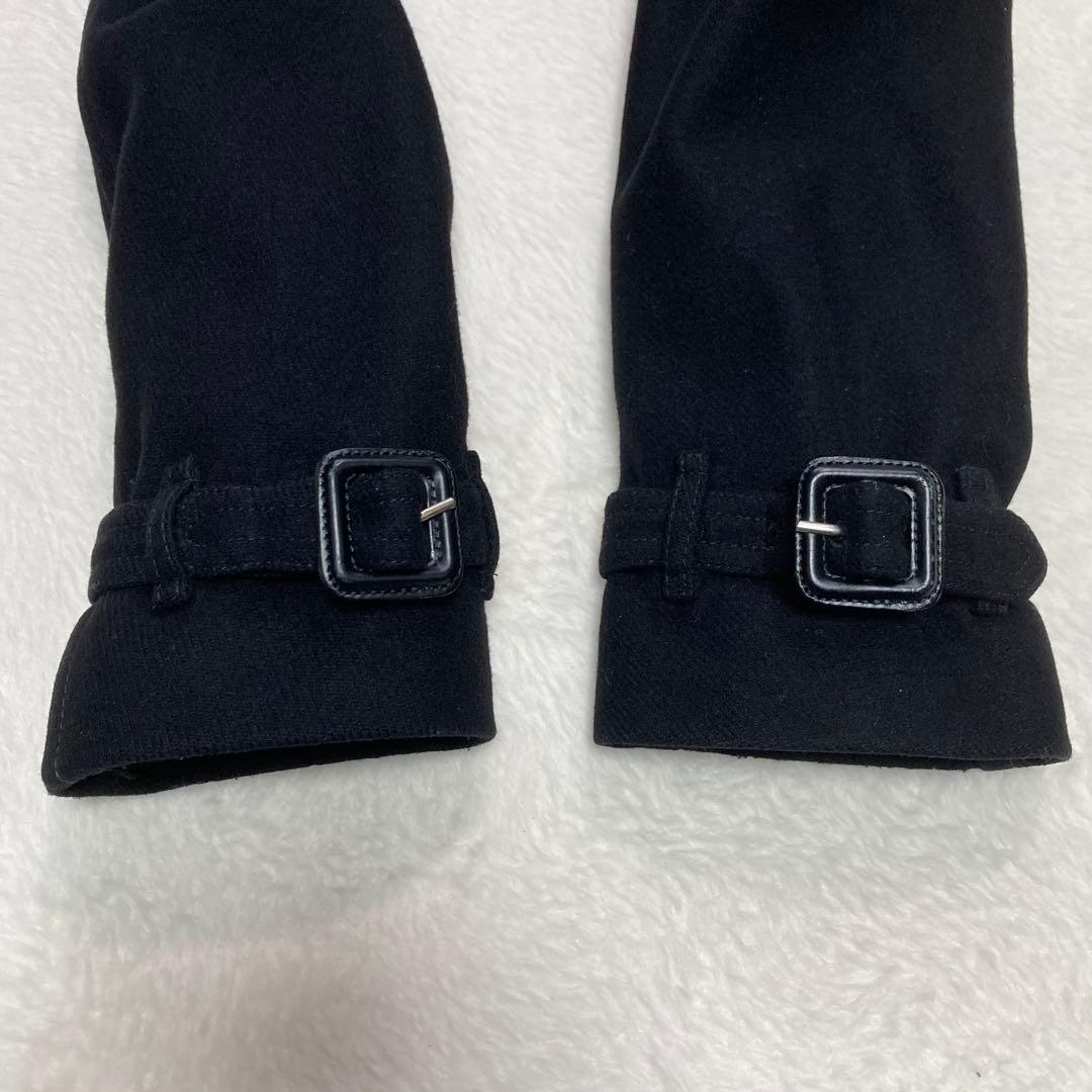 ✨極美品✨　バーバリー　ビッグノバチェック　トレンチコート　ブラック　ベルト　黒