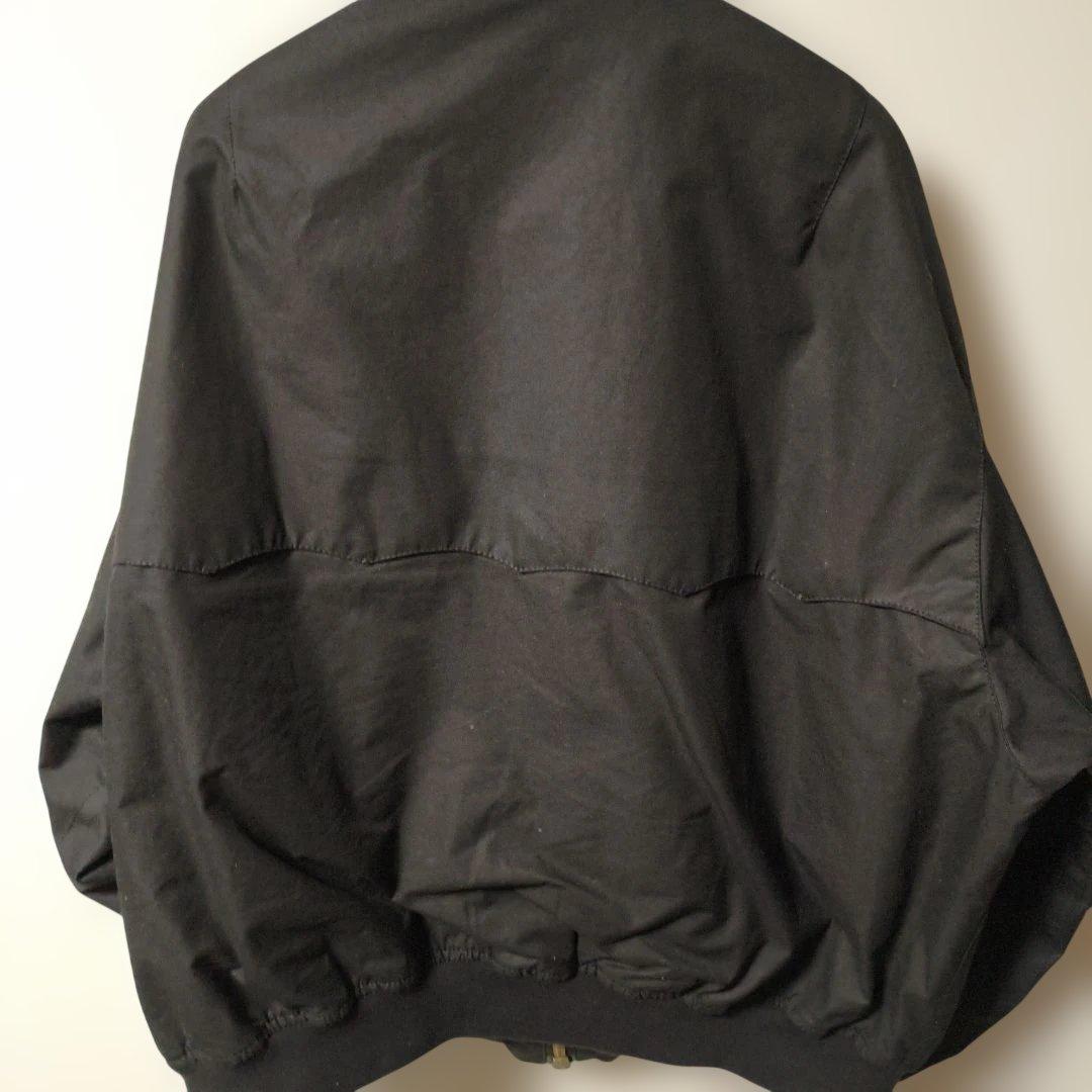 バブアー×バラクータ　コラボ ブラック　ハリントンジャケット　XL　オイルド