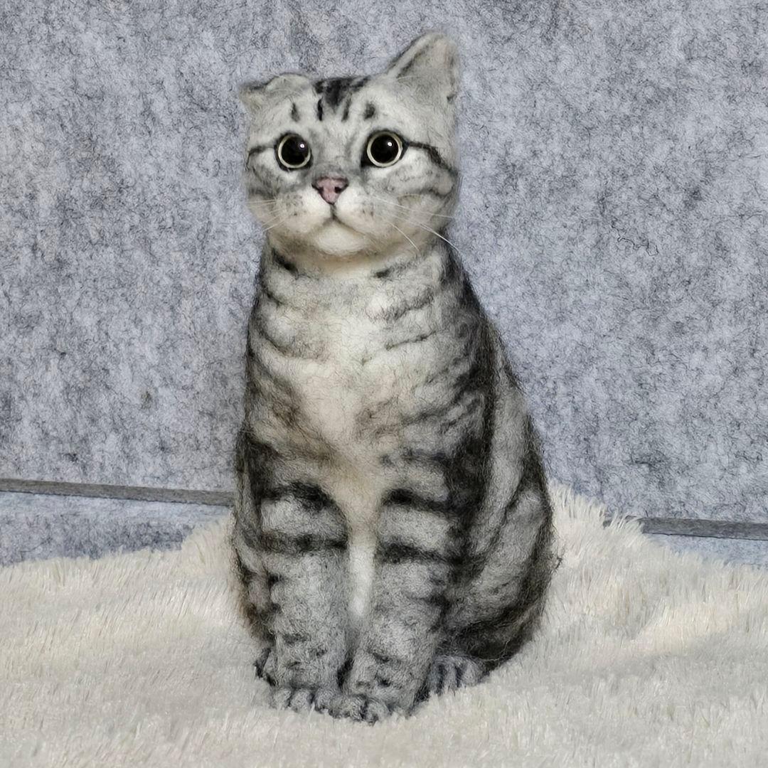 羊毛フェルト オーダー猫 k.様