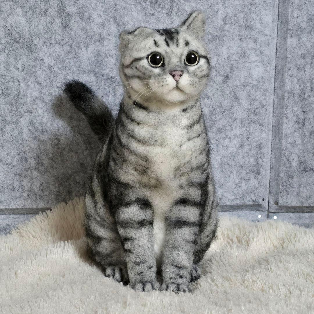 羊毛フェルト オーダー猫 k.様