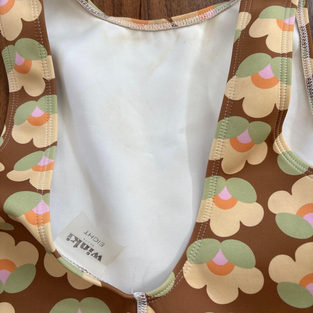 winki suits 花柄　ノースリーブ ワンピース水着 ウエット サーフィン