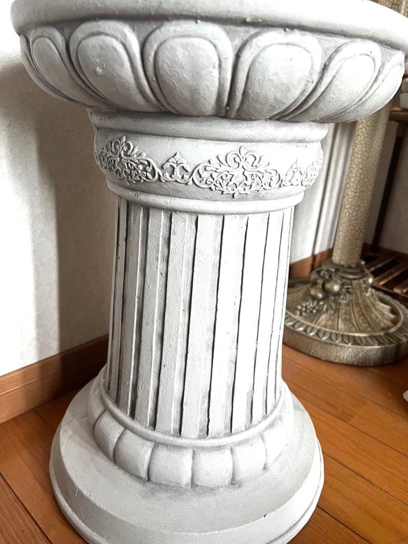 ローマ風フラワースタンド神殿コラムL 花台　アンティーク　新品