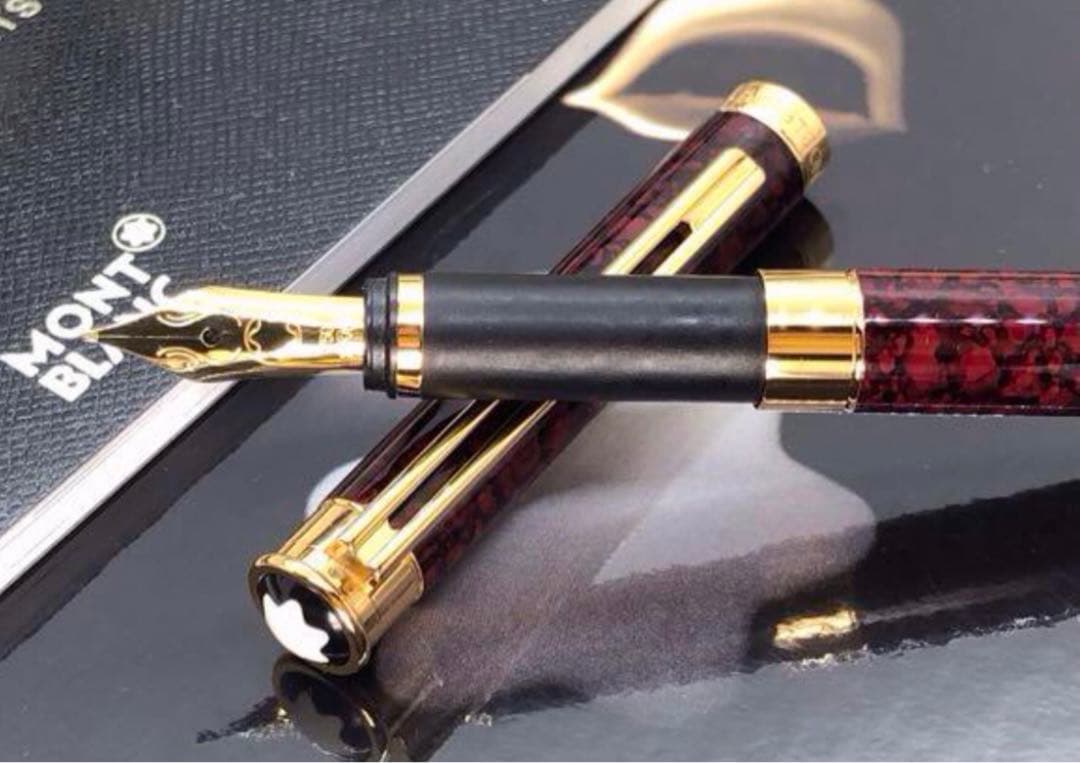 ⭐️金運・幸運を呼ぶパワーストーン⭐️レッド瑪瑙デザイン⭐️モンブラン⭐️ノブレスドゥエ