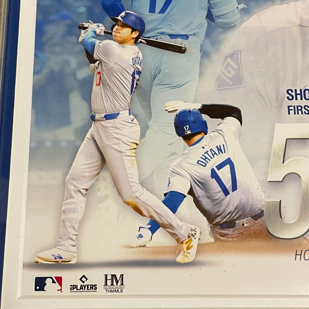 大谷翔平50-50記録達成ダブルフォトミントシリアル番号付き 2024