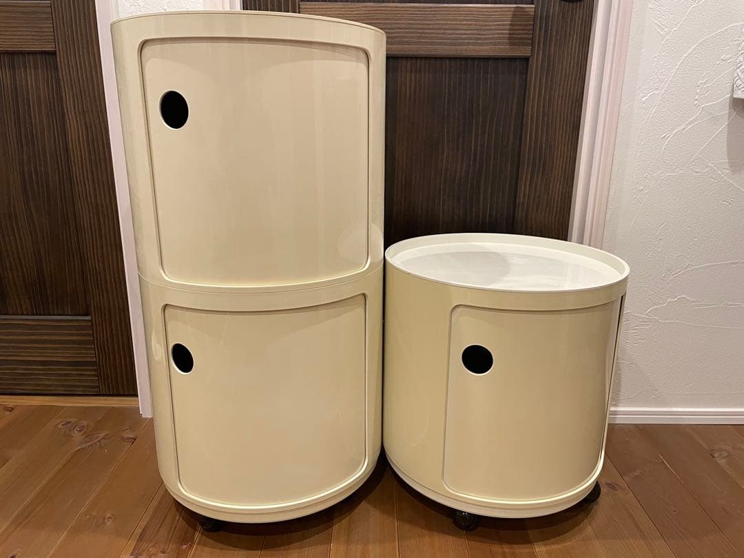 カルテル Kartell コンポニビリ 2段　1段 キャスター付　北欧インテリア
