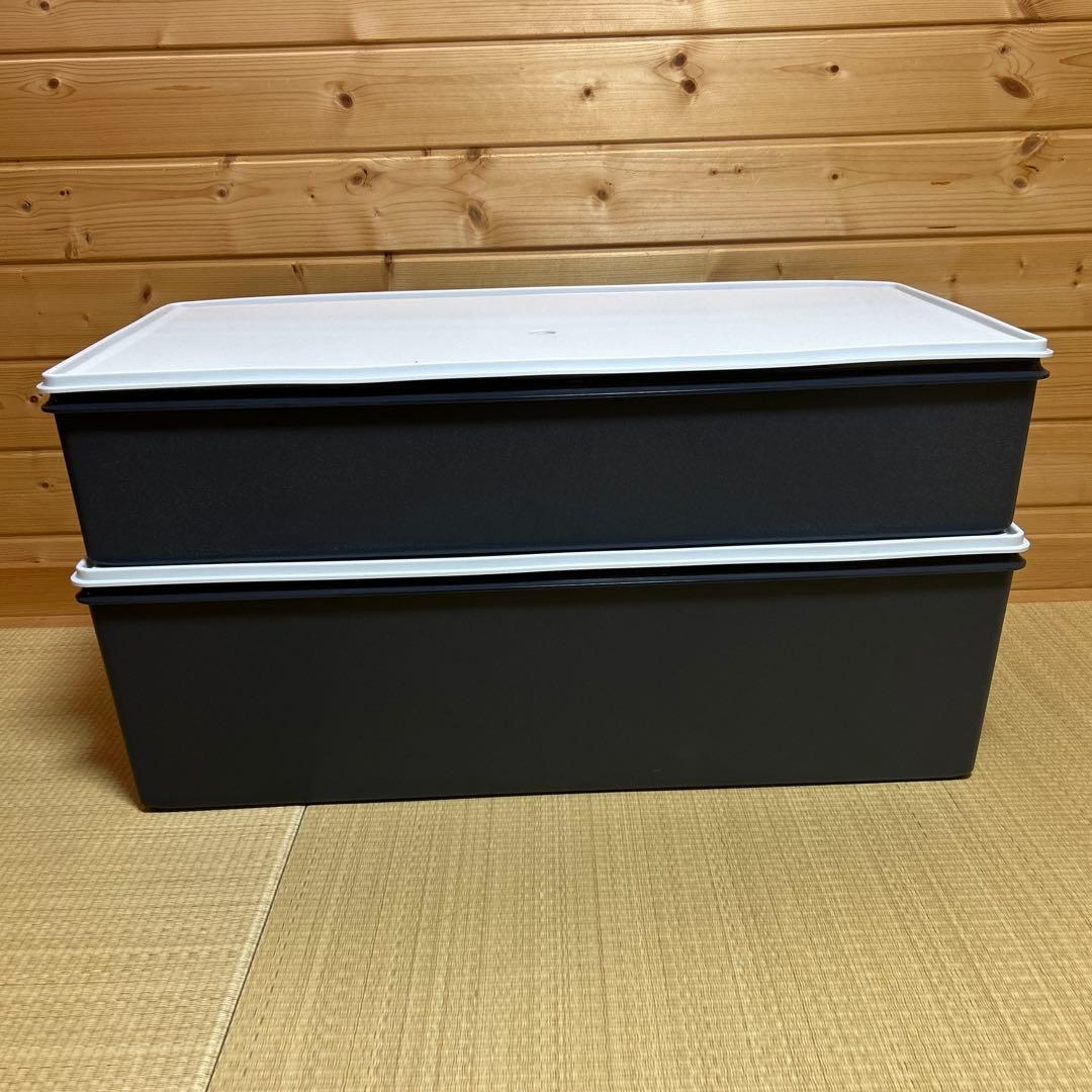タッパーウェア　スーパーロングケース　ディープロングスーパーケース2個セット