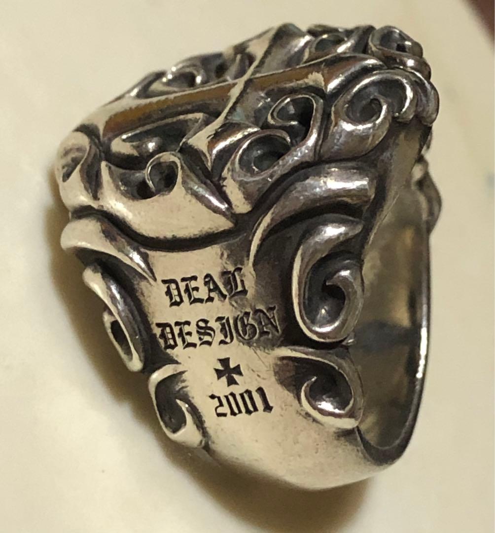 最終値下げ ２月６日まで ディールデザイン クロスシルバーリング １９号