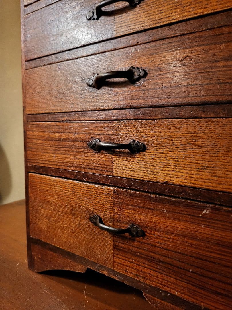 小引き出し　引き出し　6杯　レトロ　ヴィンテージ