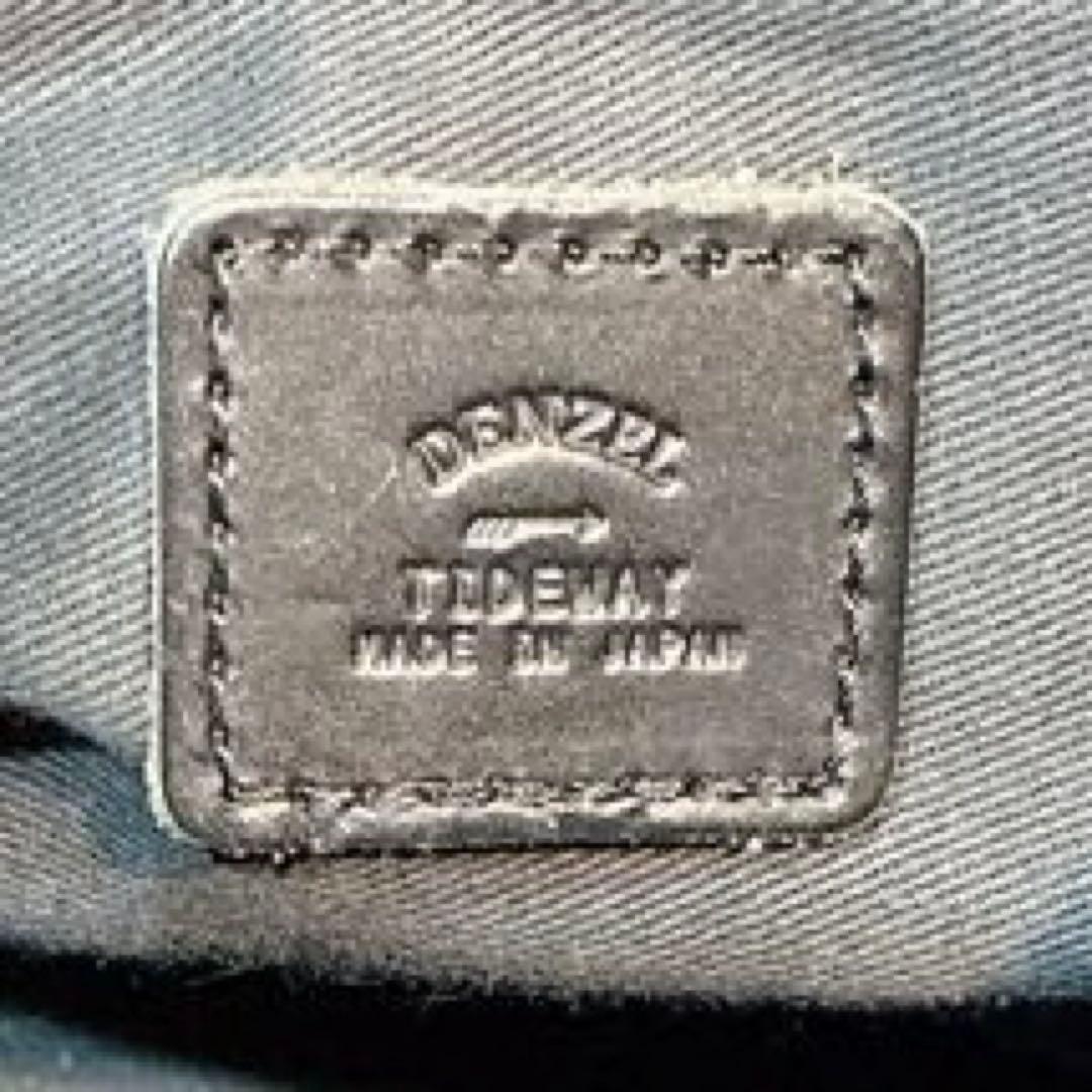 【美品】TIDEWAY DENZEL ボストン 黒　レザー
