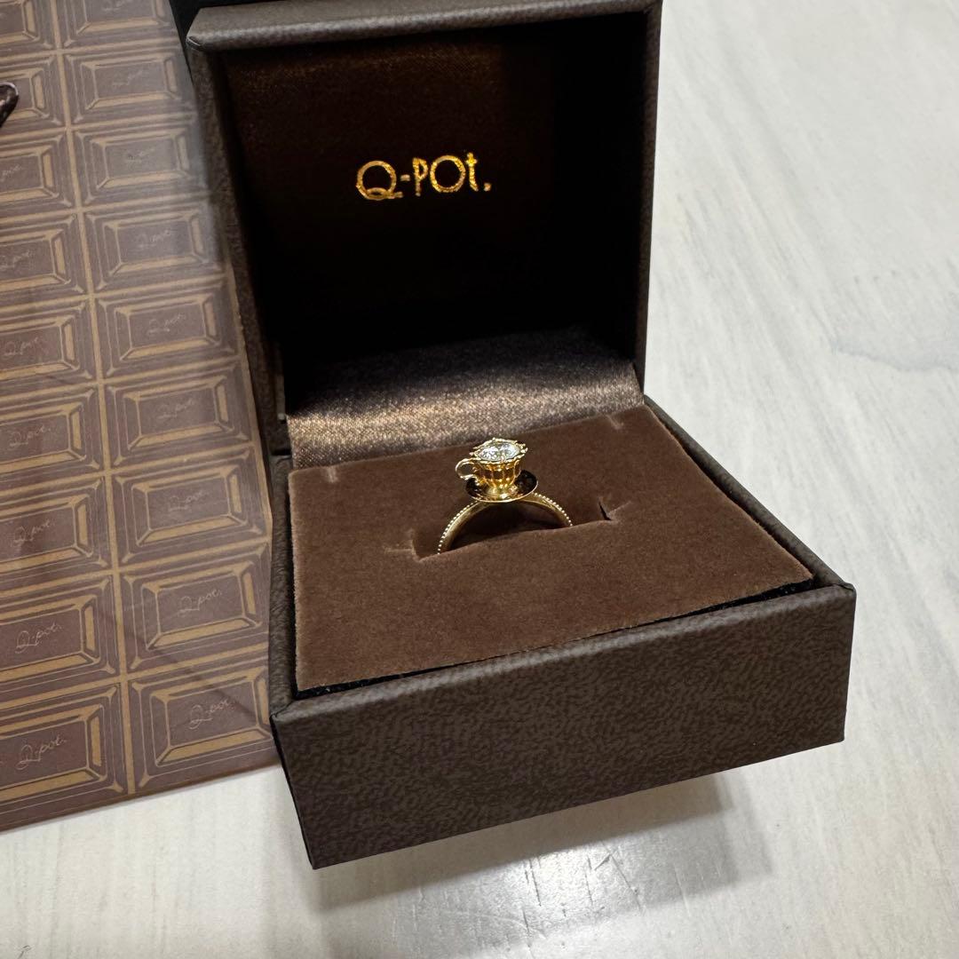 Q-pot K10 ティーカップリング　7号　Lounge