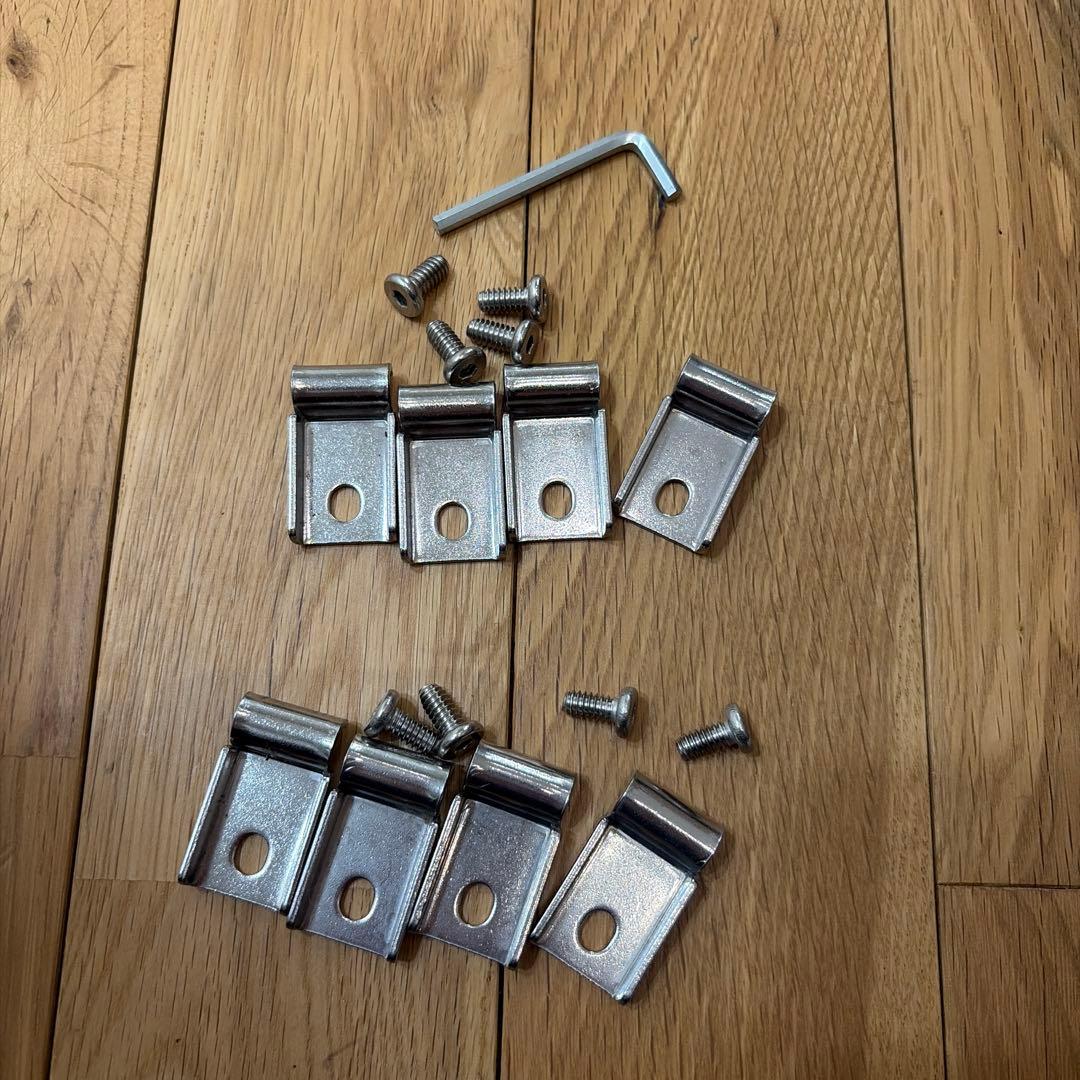無印良品 ステンレスユニットシェルフ 追加棚 84タイプ　ステンレス 2枚セット