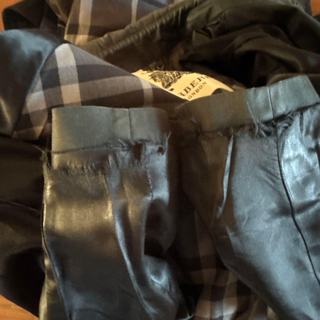 BURBERRY LONDON トレンチコート ノバチェック ブラック LL