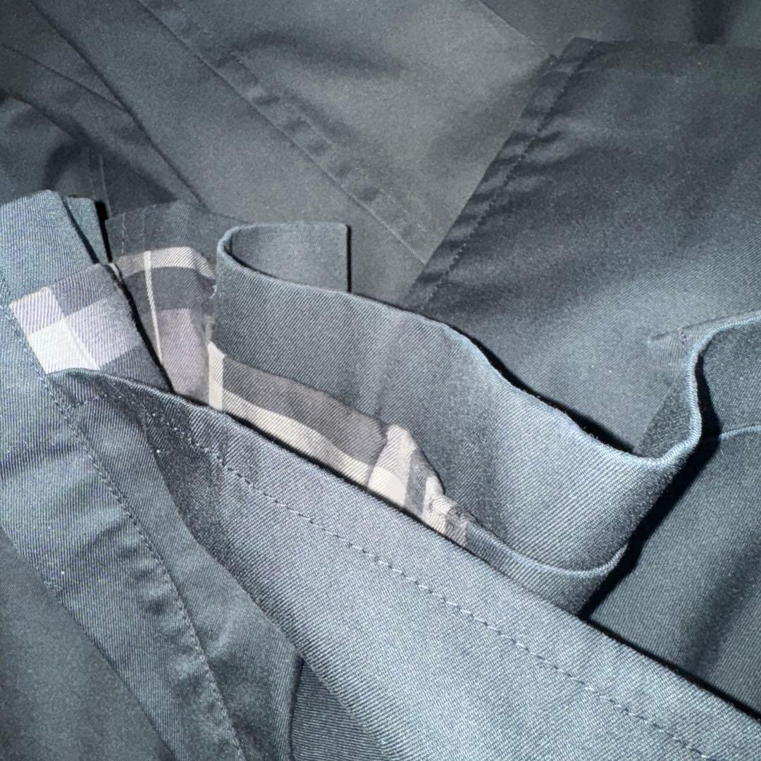 BURBERRY LONDON トレンチコート ノバチェック ブラック LL