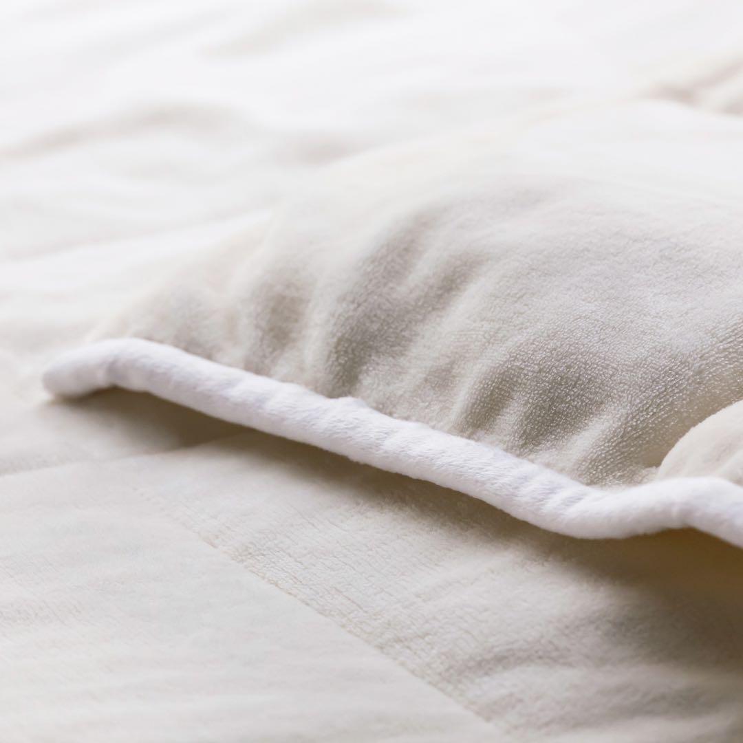 ＜シングル＞ 西川 冬の贅沢！とろける肌触り 高密度毛布で羽毛ブラン・ダウン