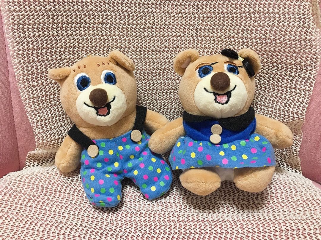 ラブラリー バイ フェイラー オールドテディ＆テディガール マスコットチャーム