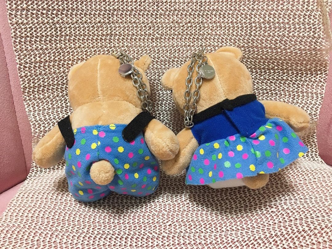 ラブラリー バイ フェイラー オールドテディ＆テディガール マスコットチャーム