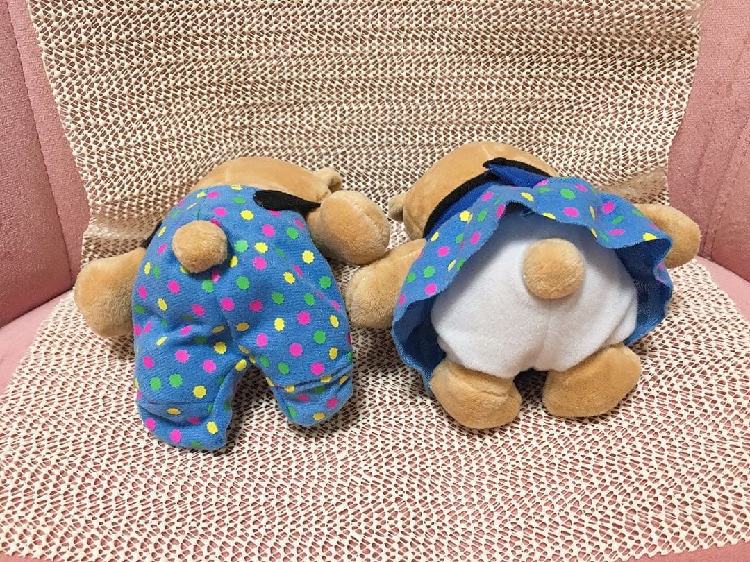 ラブラリー バイ フェイラー オールドテディ＆テディガール マスコットチャーム