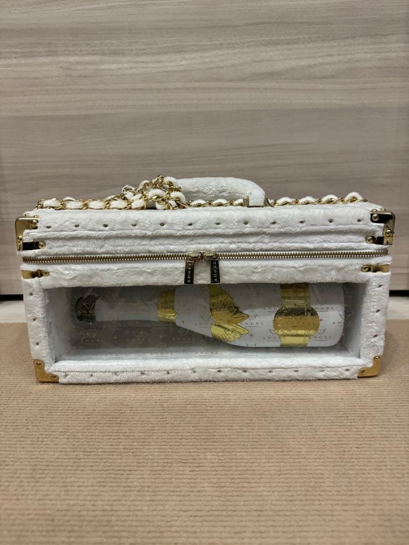 エンジェルシャンパン空箱　2025 ホリデイエディション　ホワイト　ファータイプ