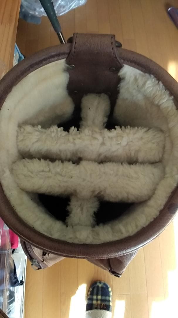 バッブァロー皮ゴルフバック