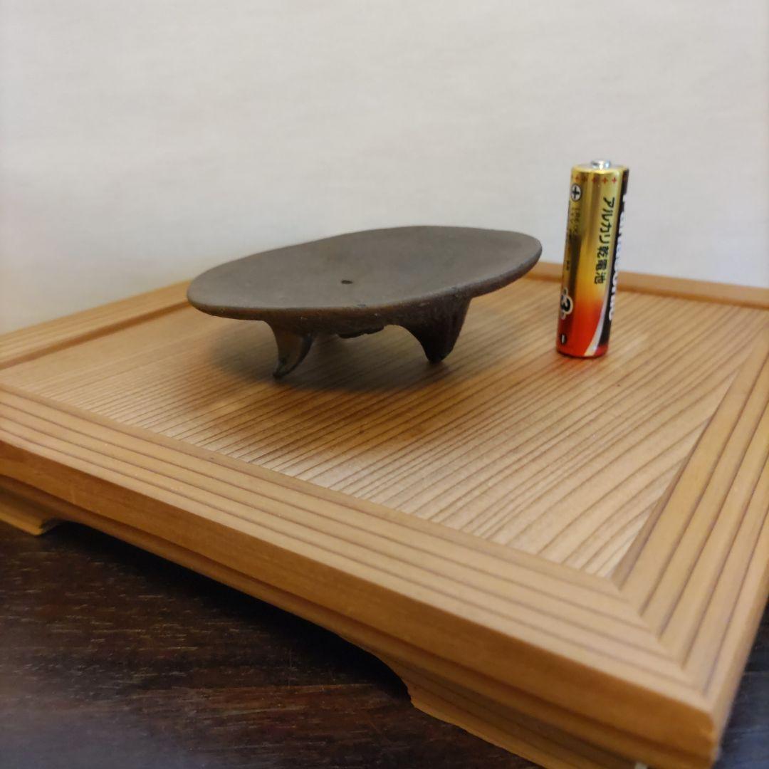 盆栽鉢 、植木鉢、名工丸山堂（松本重信）南蛮風真焼 狸面形絞出、急須の蓋、平鉢