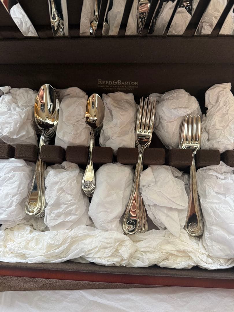 クリストフル カトラリーセット 45本 木箱付き／完品