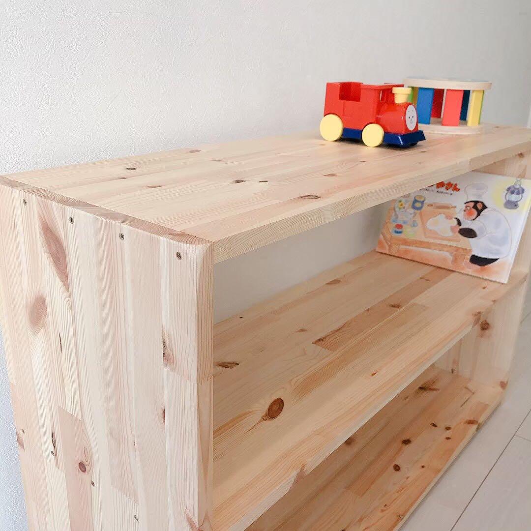 ◆◇送料込み◇◆おもちゃ棚 ハンドメイドモンテッソーリオープンシェルフ