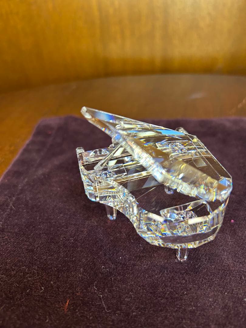 スワロフスキー SWAROVSKI グランドピアノと椅子 箱付き 174506