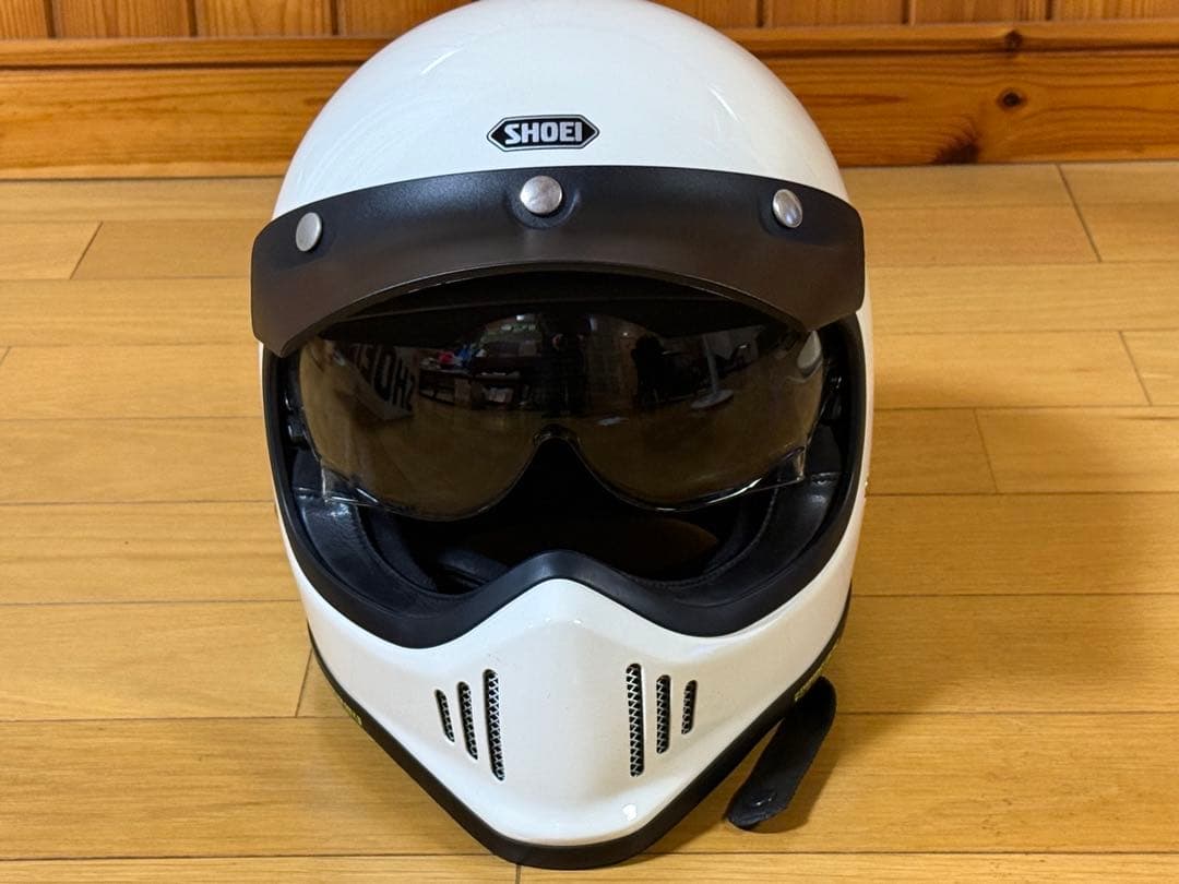 SHOEI EX-ZERO XL オフホワイト　バイザー付き