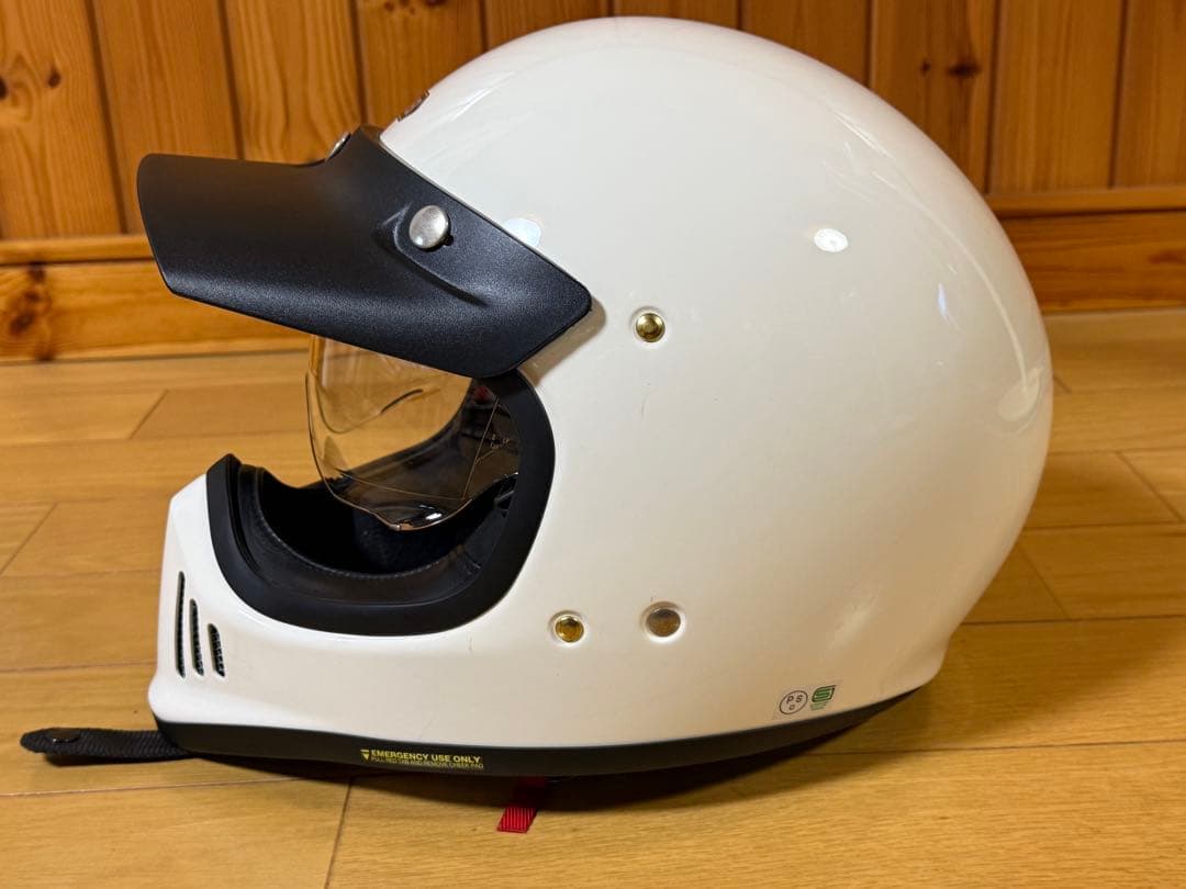 SHOEI EX-ZERO XL オフホワイト　バイザー付き
