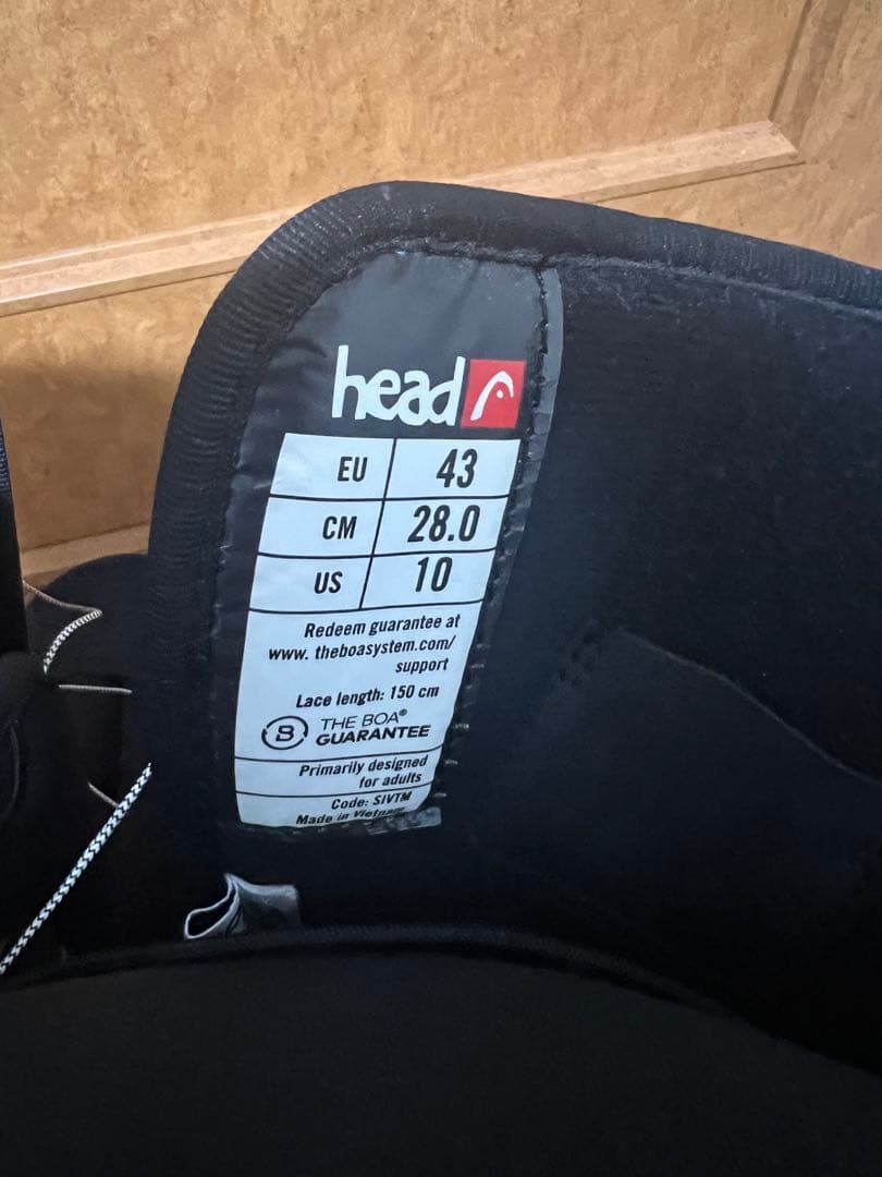 head Thermo Fit ブラック スノーボードブーツ