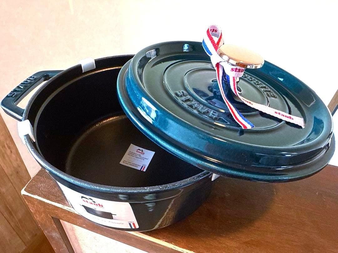 ストウブＳＴＡＵＢ限定色ラメールココットラウンド正規１８ｃｍ新品未使用生涯保証付