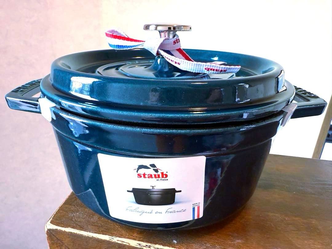 ストウブＳＴＡＵＢ限定色ラメールココットラウンド正規１８ｃｍ新品未使用生涯保証付