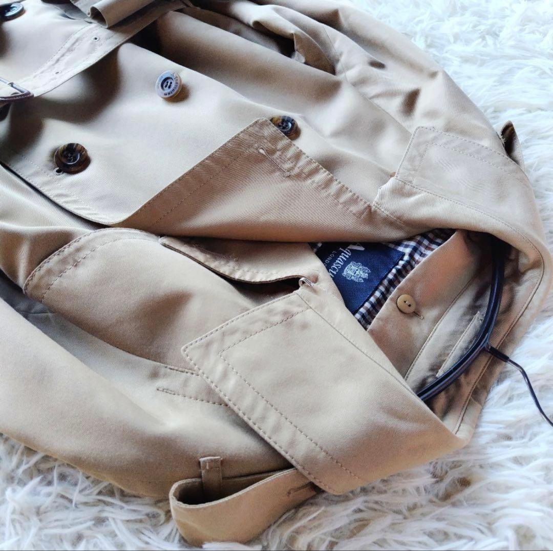 大草直子さん着用！アクアスキュータムトレンチコート　青ライナー（サイズL〜XL）