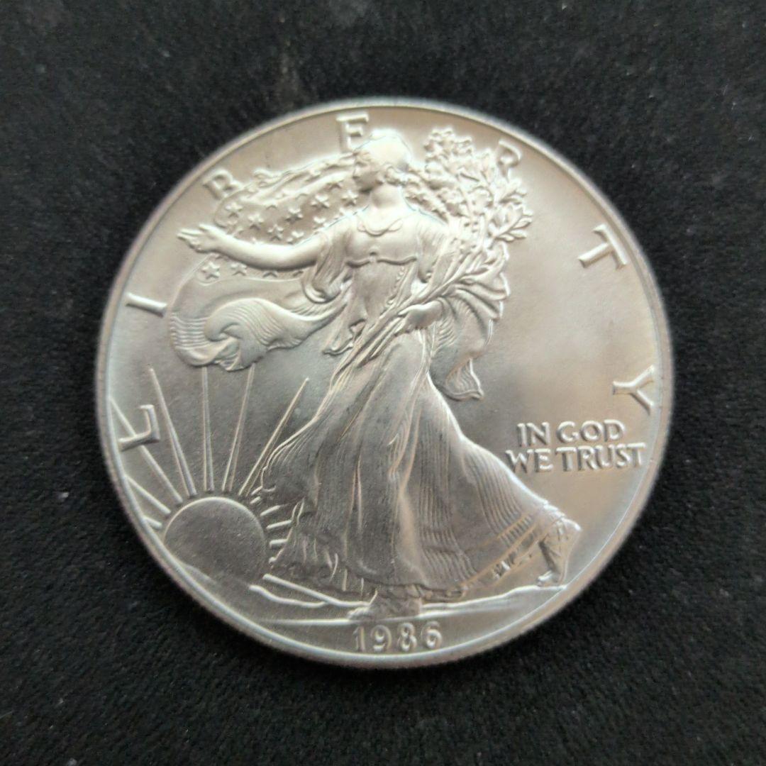 1986年 イーグル銀貨 旧貨