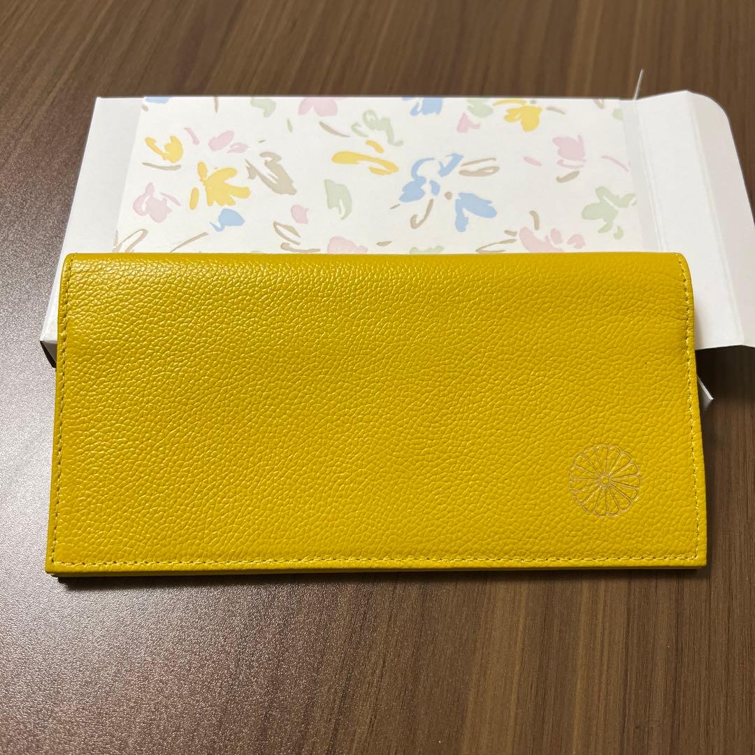 皇居財布　イエロー