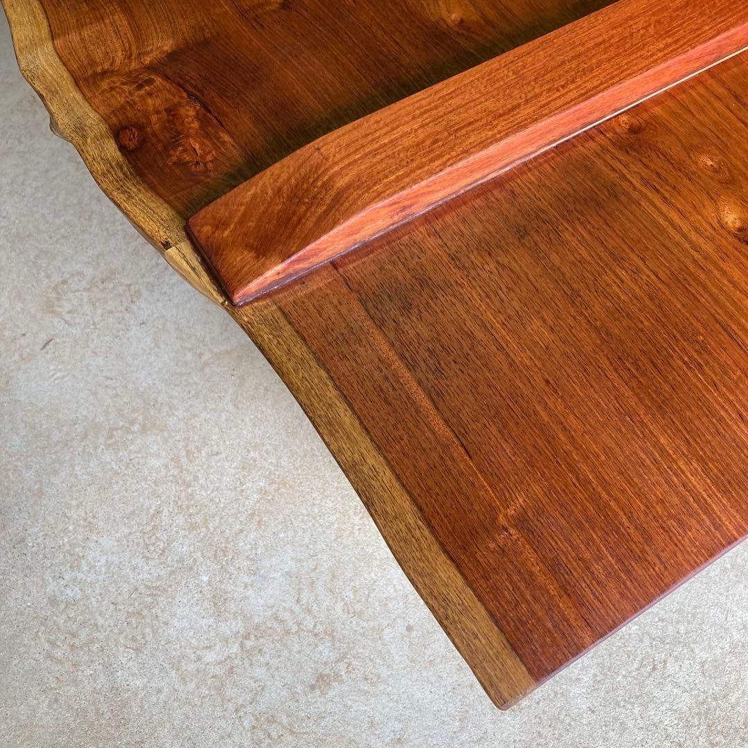 （週末値下げ）花梨 無垢一枚板 150cm ダイニングテーブル 天板