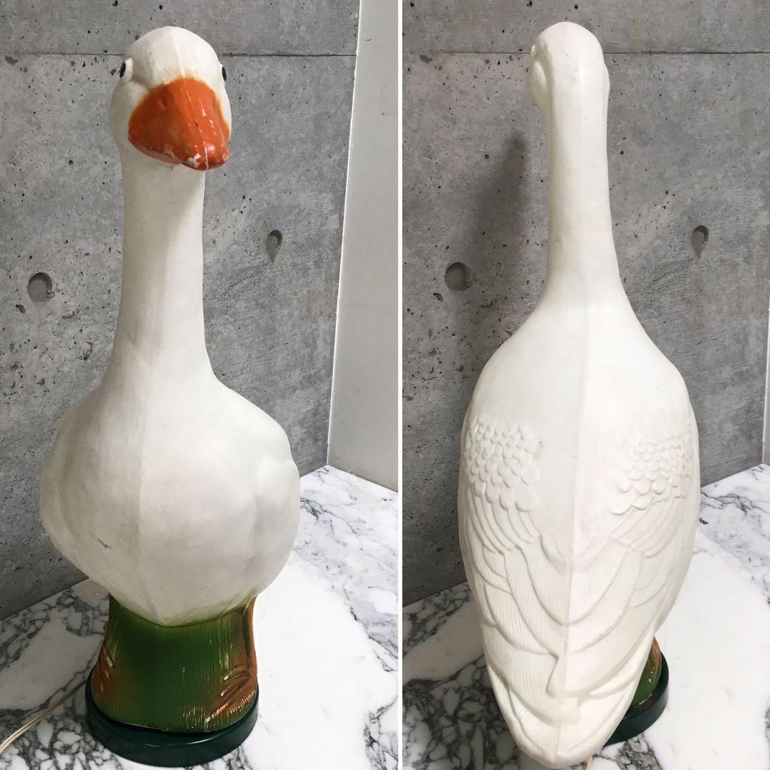 アヒルのランプ アメリカ雑貨 アヒルの電気スタンド ビンテージ