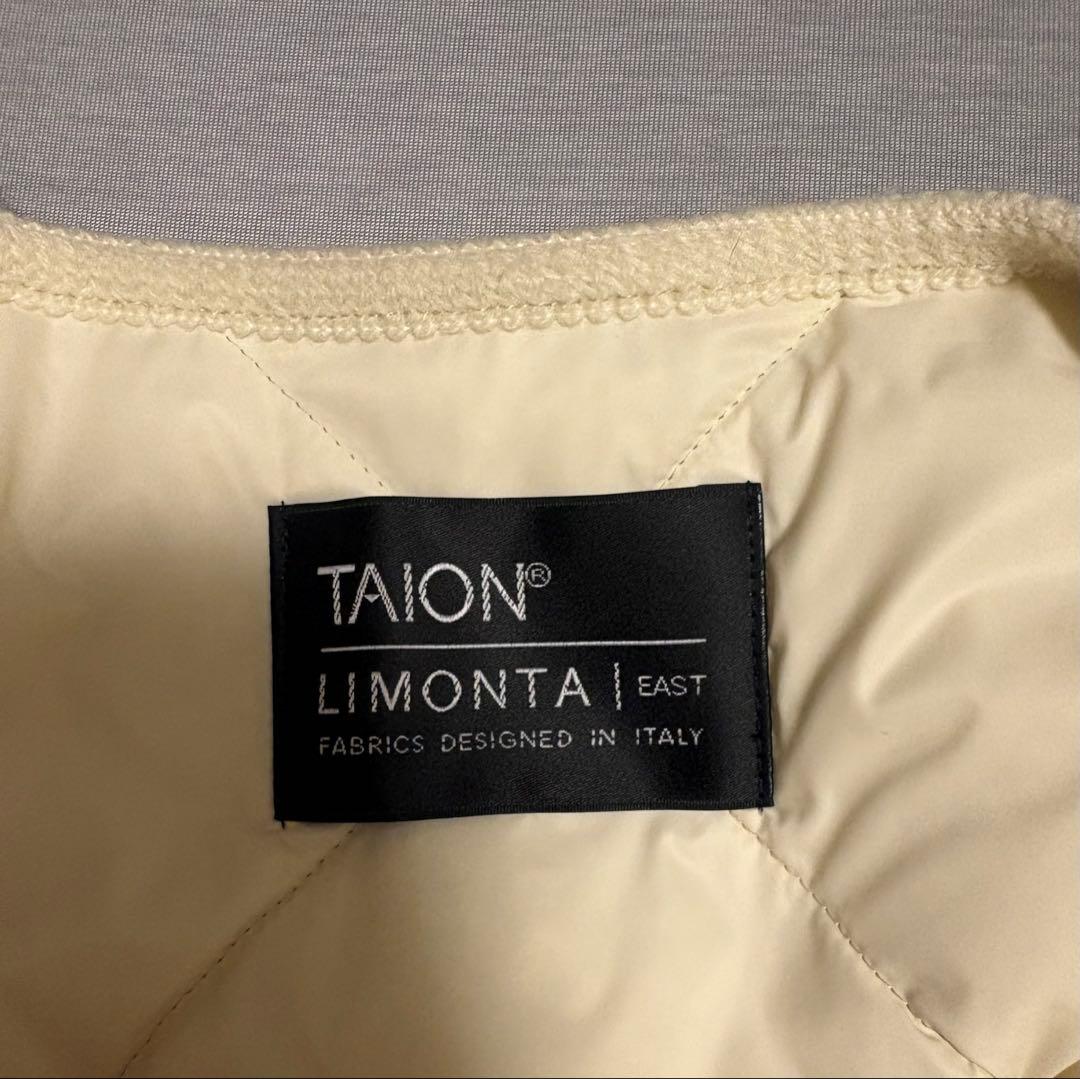 anuans taion コラボ　ミドルダウン　エクリュ