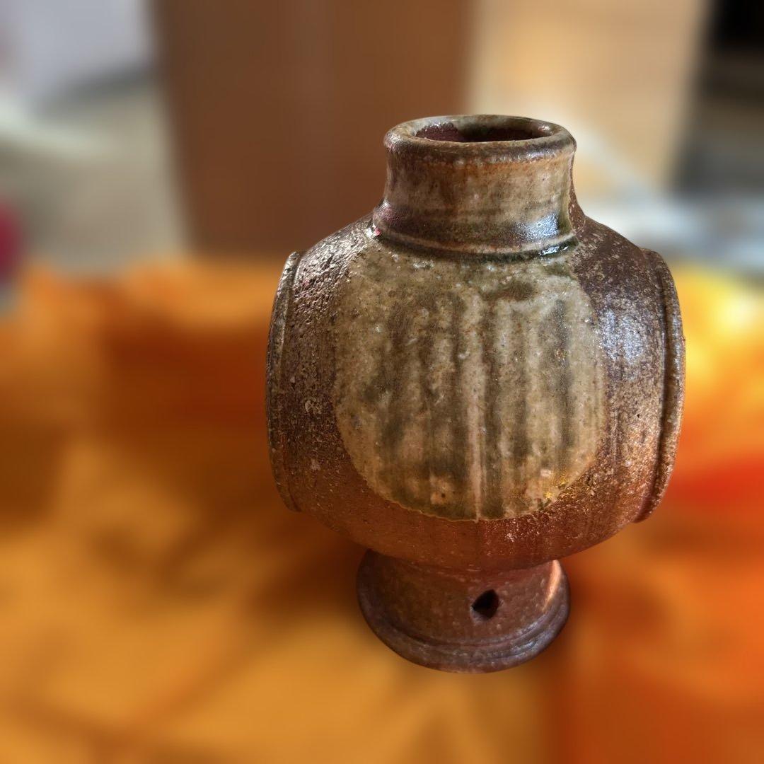 不言窯　勇超作　信楽焼　花器　No.1