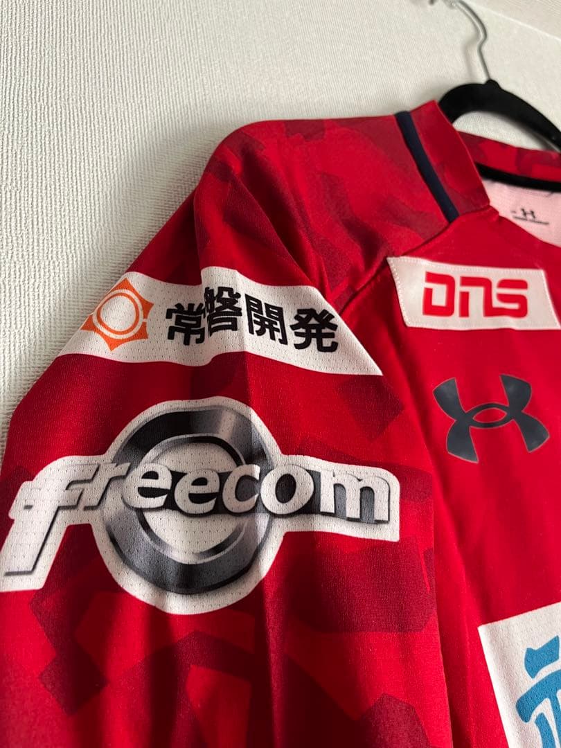サッカー　いわきFC　長袖　支給品　練習着　トレーニングウェア　プラシャツ
