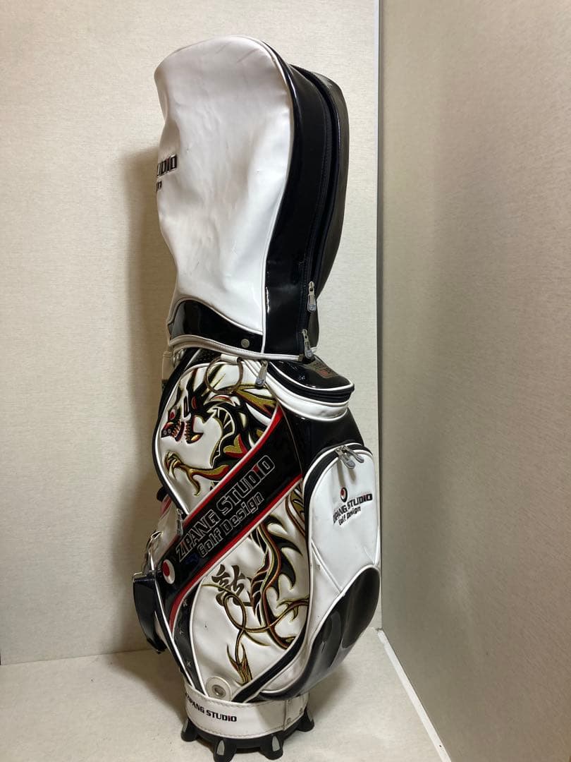希少　ZIPANG STUDIO 琉球ゴルフ　ドラゴンキャディバッグ