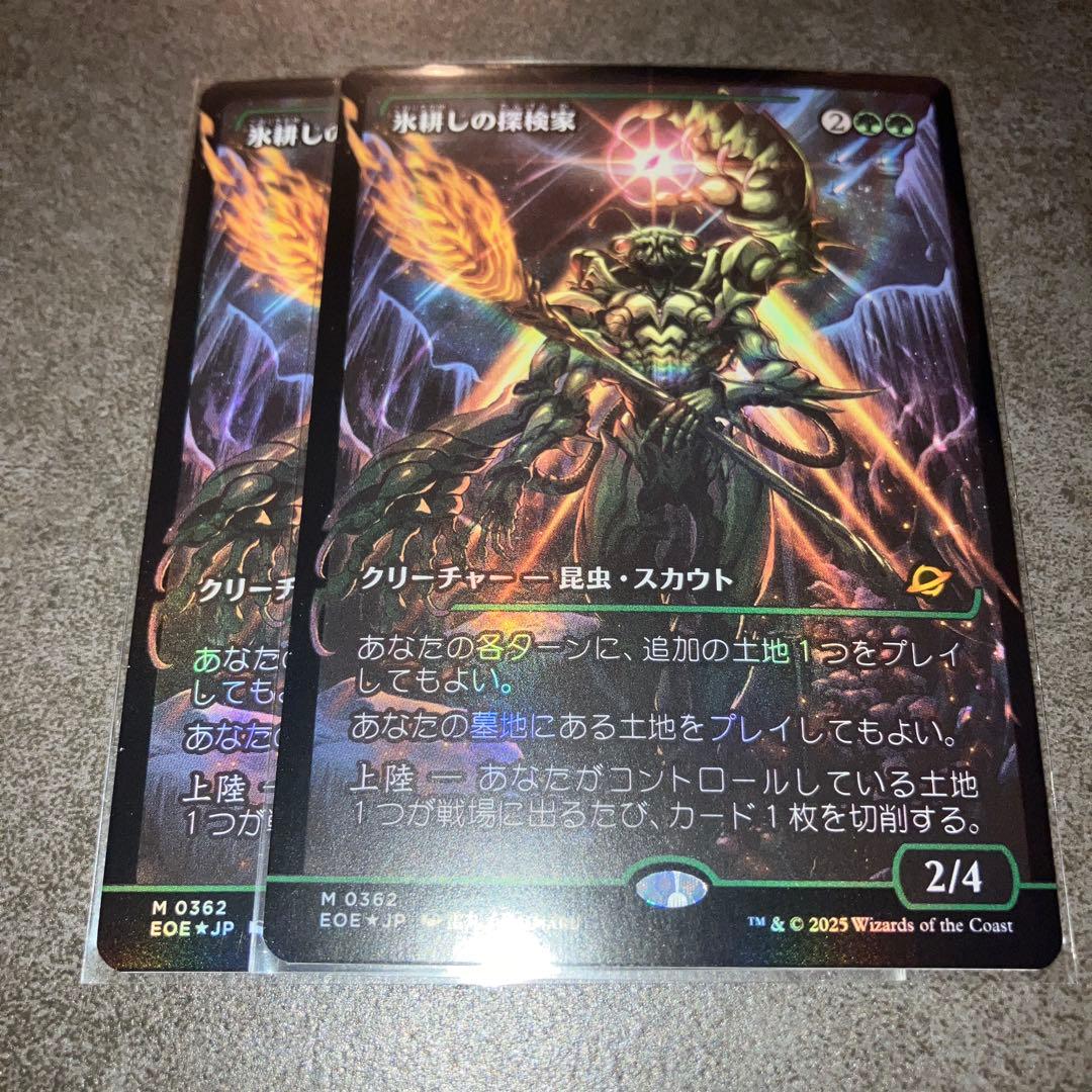 L*E様 氷耕しの探検家　ジャパンショーケースfoil 2枚セット　日本語　MT