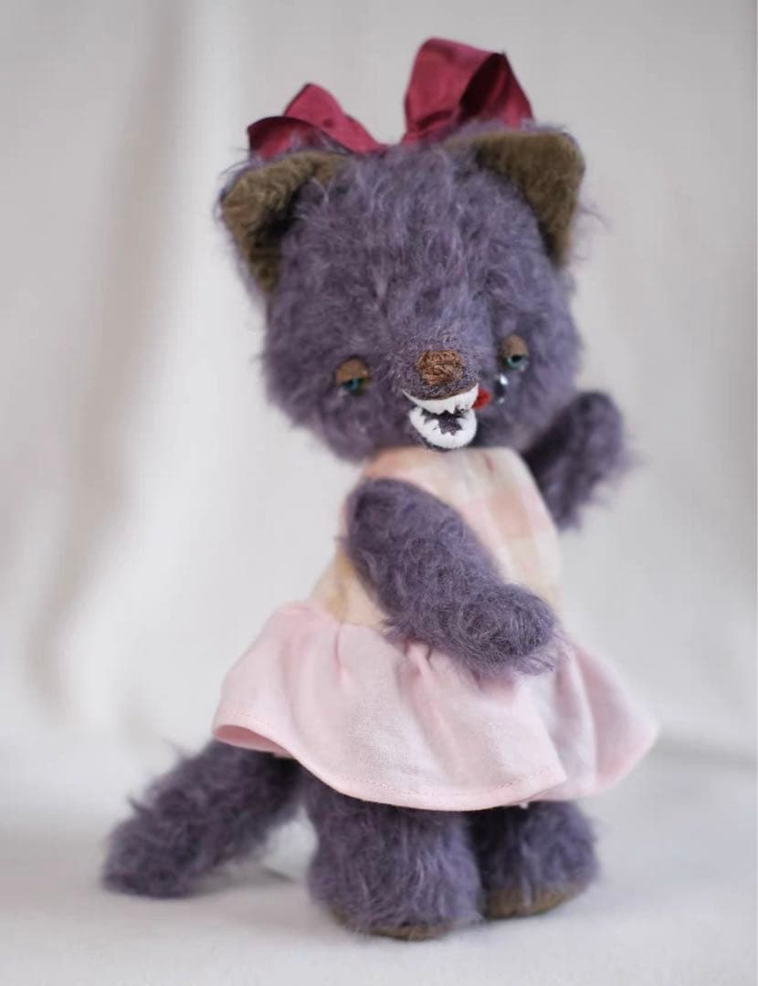 泣き虫オオカミさん アーティストベア ぬいぐるみ ハンドメイド 海外作家様
