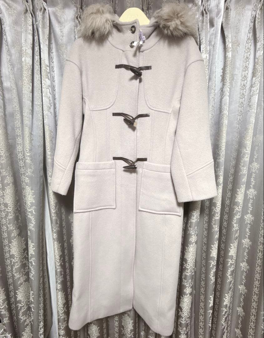 【美品】Herlipto Faux Fur Hoodie Duffle Coat
