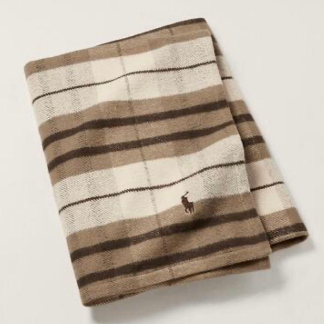 新品・未使用☆RALPH LAUREN ラルフローレン 膝掛け ブランケット