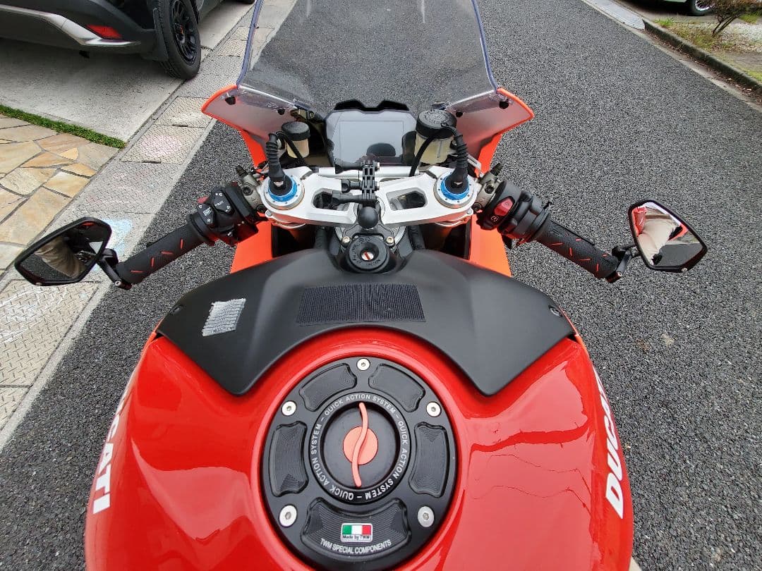 CRG ブラックミラー バーエンドミラー