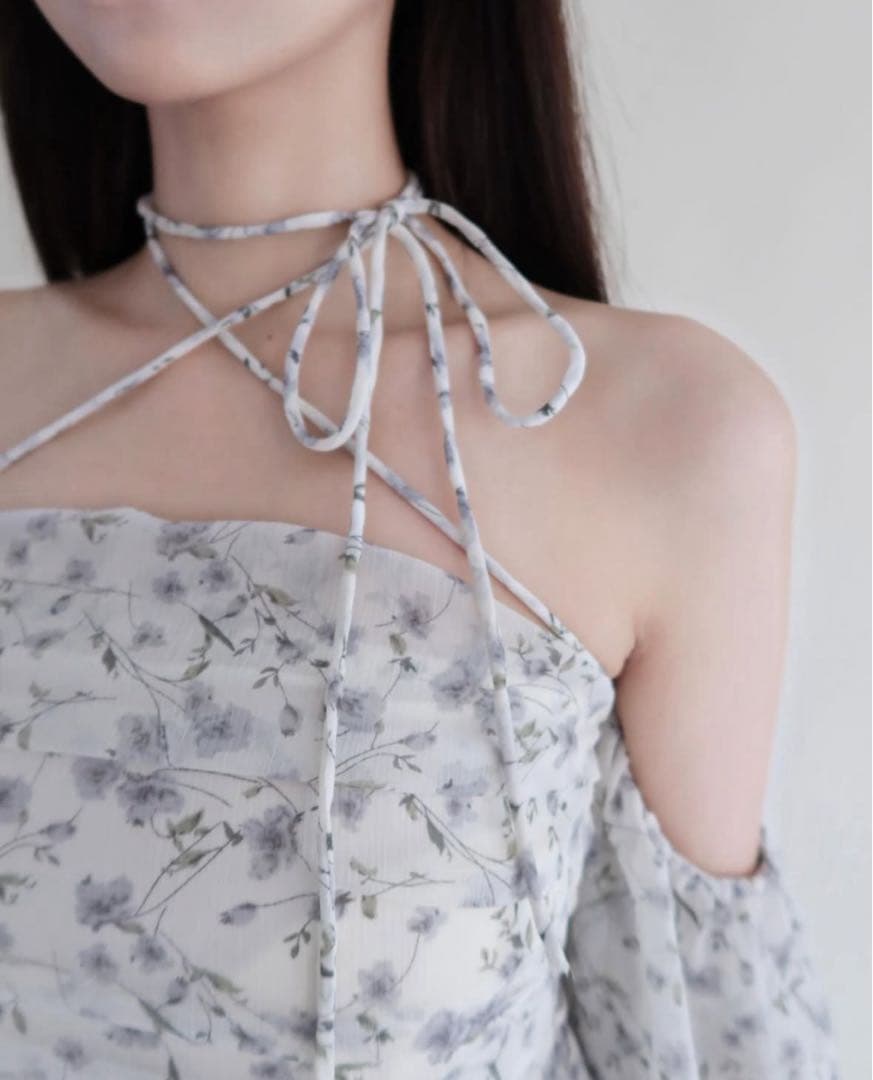 【 本日限定セール 】YILON MADE Joli flower blouse
