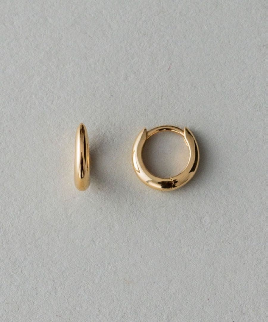 ete k18 YG フープピアス片耳